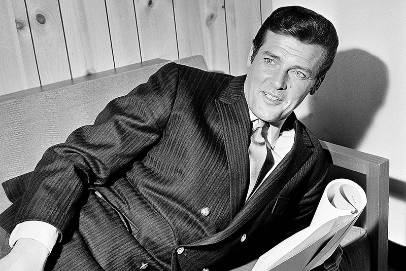 © AP/Bob Dear Archivbild des britischen Schauspielers Roger Moore aus dem Jahr 1968