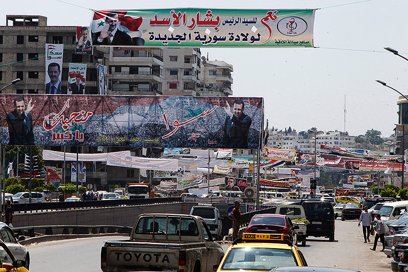 Die Stadt Latakia in Syrien