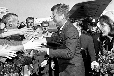 John F. Kennedy und Ehefrau Jackie