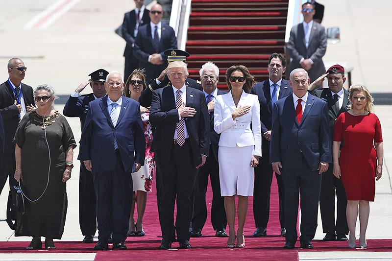 © APA/AP/Oded Balilty Begrüßungszeremonie in Israel