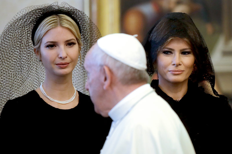 © APA/AP/Alessandra Tarantino Eindrücke von Trumps Besuch im Vatikan