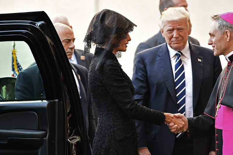 © APA/AFP// Vincenzo Pinto Eindrücke von Trumps Besuch im Vatikan