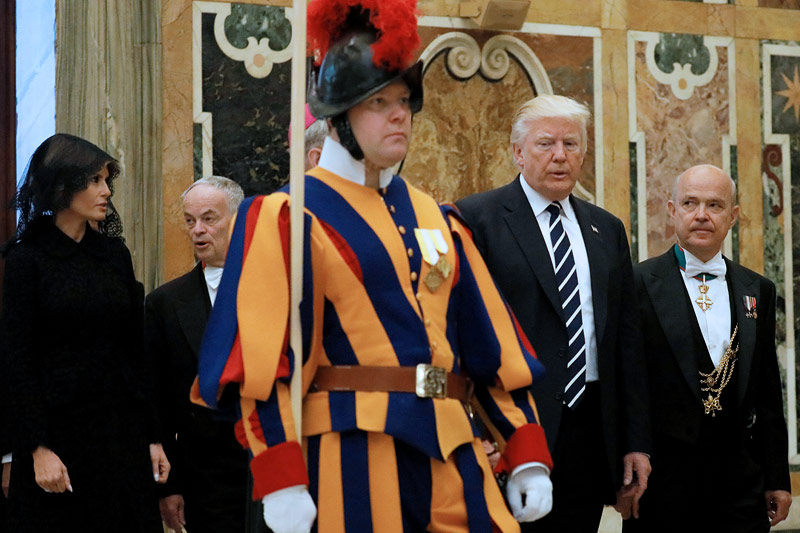 © Reuters/Jonathan Ernst Eindrücke von Trumps Besuch im Vatikan