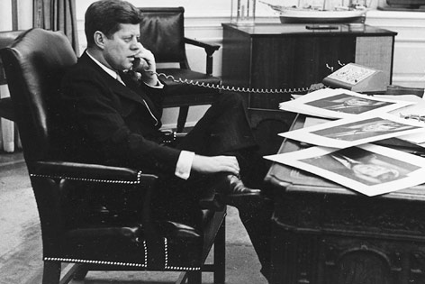 Der ehemalige US-Präsident John F. Kennedy