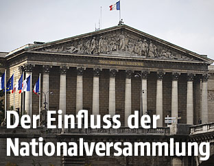 Das Palais Bourbon in Paris, Sitz der französischen Nationalversammlung