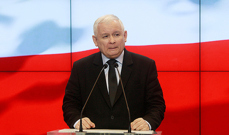 © AP/Czarek Sokolowski Jaroslaw Kaczynski, Vorsitzender der Partei PiS