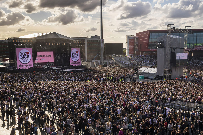 © APA/AP/Danny Lawson Benefizkonzert in Manchester