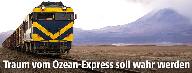 Zug in Bolivien
