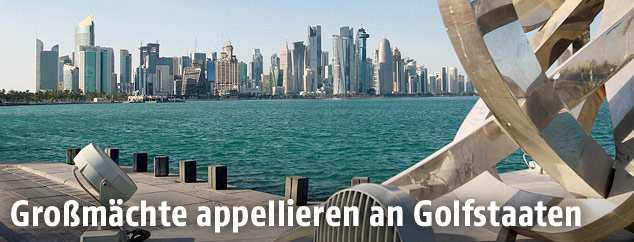 Stadtansicht von Doha