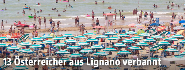 Strand von Lignano