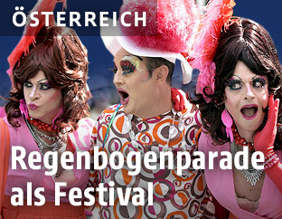 Besucher der Regenbogenparade 2016