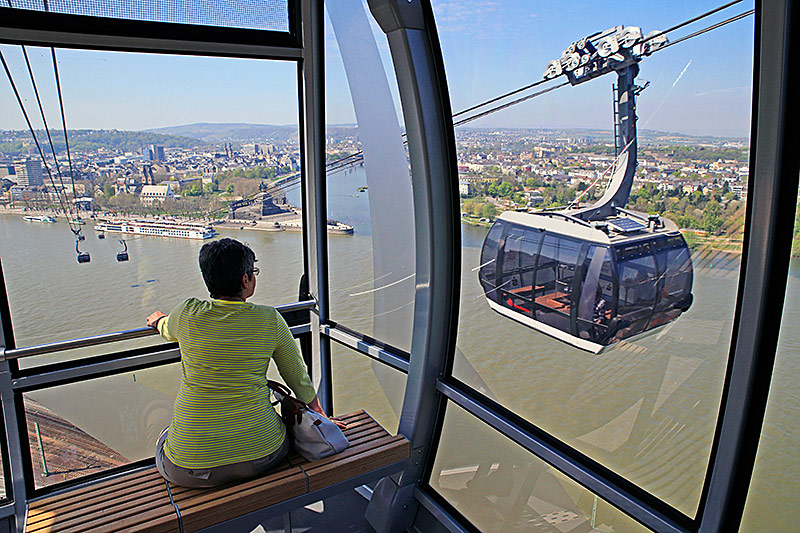 © Getty Images/Hans-Peter Merten Seilbahn in Koblenz