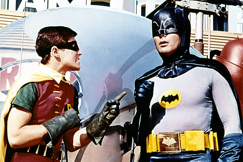 Burt Ward und Adam West, 1966