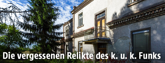 Geb&auml;ude der Empfangsanlage Laaer Berg