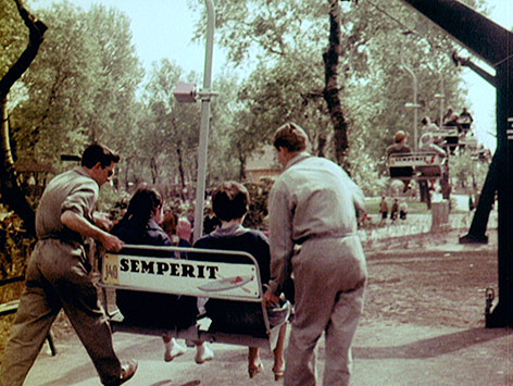 © ORF Sessellift im Wiener Donaupark im Jahr 1964