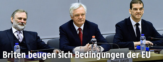 Das britische Verhandlungsteam