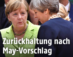 Angela Merkel und Theresa May