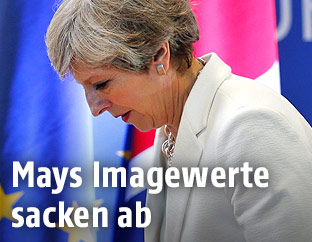 Die britische Premierministerin Theresa May