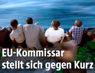 Fl&uuml;chtlinge auf dem Mittelemeer