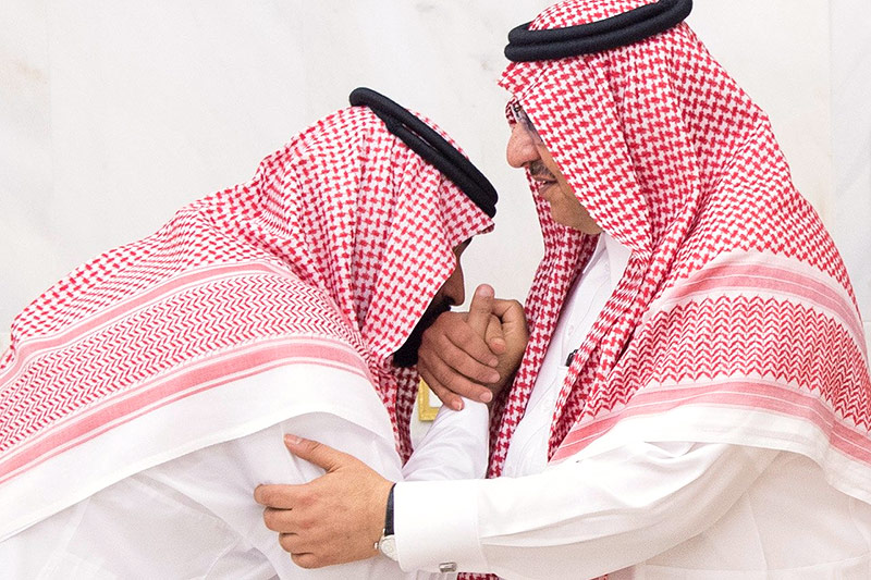 © Reuters/Saudi Press Agency Mohammed bin Salman und Mohammed bin Naif