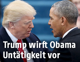 Donald Trump und Barack Obama