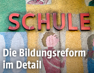 Schriftzug "Schule"