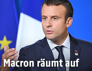 Frankreichs Pr&auml;sident Emmanuel Macron