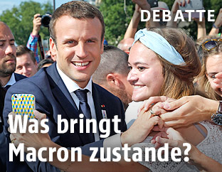 Der französische Staatspräsident Emmanuel Macron