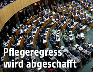Plenarsaal im Parlament