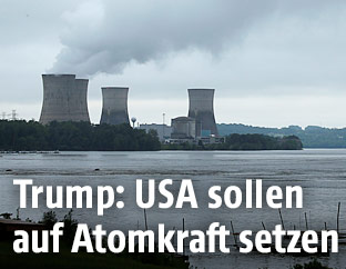 Three Mile Island Atomkraftwerk in Pennsylvania