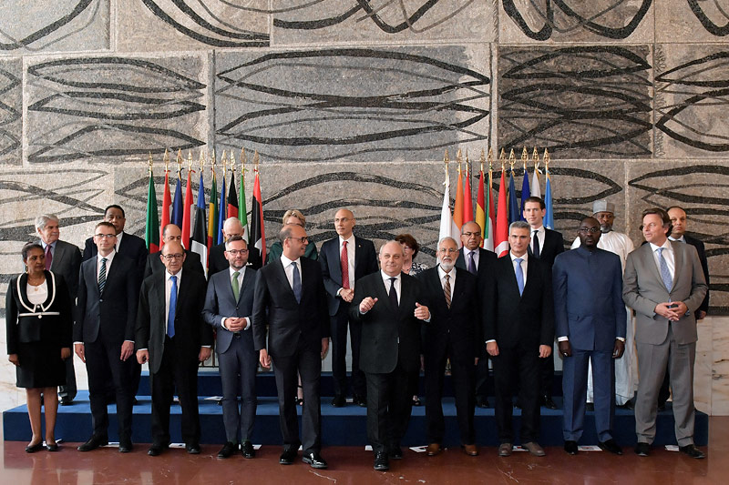 © APA//Tiziana Fabi Gruppenbild vom Gipfel