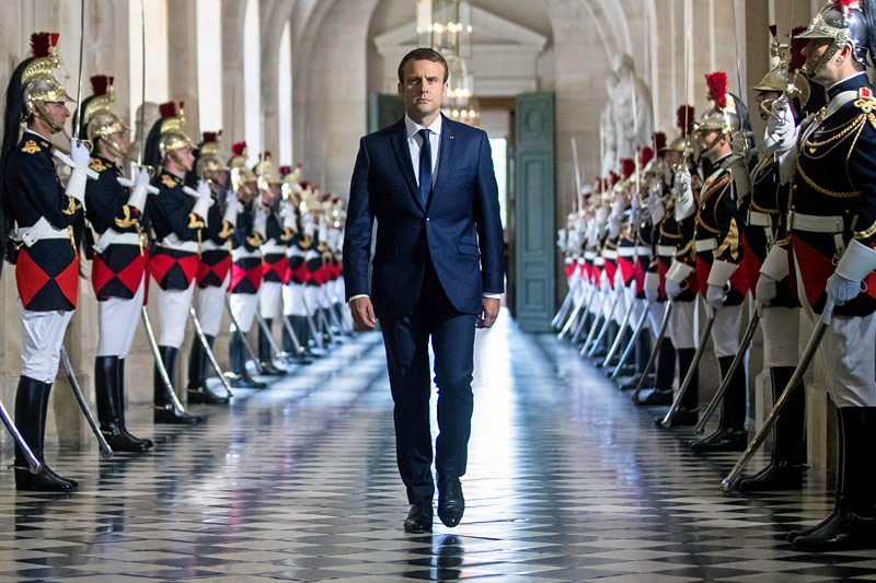 © APA/AFP/Eric Feferberg Frankreichs Präsident Emmanuel Macron