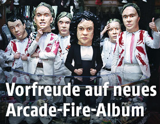 Arcade Fire als Puppen