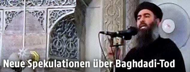 Archivbild von IS-Führer Abu Bakr al-Baghdadi