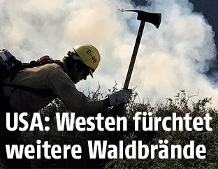 Feuerwehrmann im Einsatz