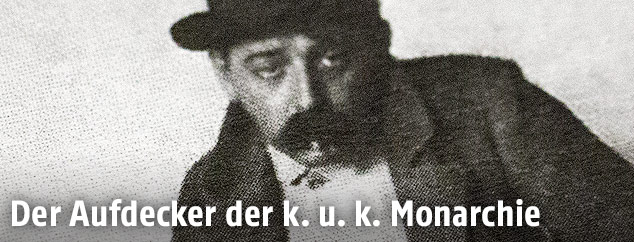 Max Winter, verkleidet als Obdachloser, im Zuge seiner Reportage für die Arbeiter-Zeitung über "Strotter" im Jahre 1902