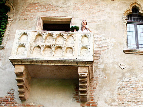 © Reuters/Alessandro Garofalo Julias Balkon in Verona