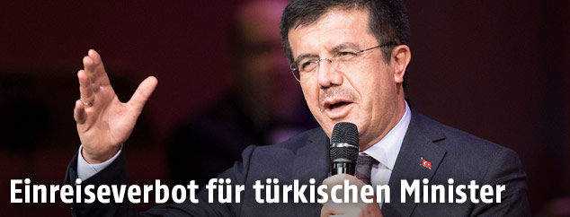 Der türkische Wirtschaftsminister Nihat Zeybekci
