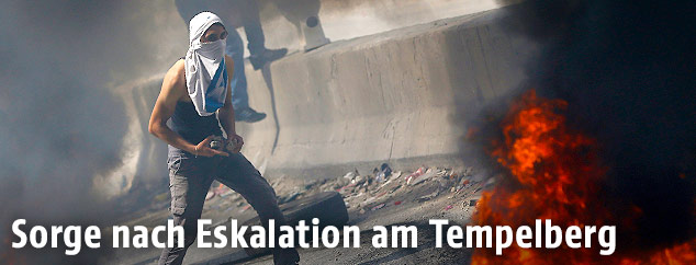Palästinensischer Demonstrant