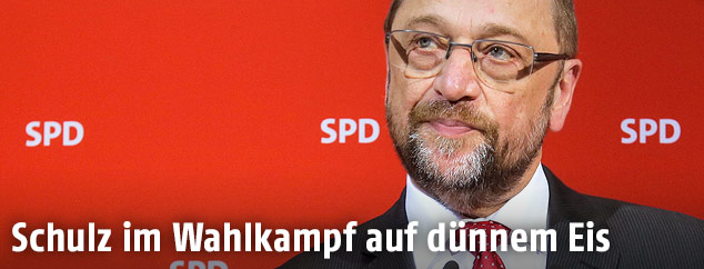 Der Spitzenkandidat der deutschen SPD, Martin Schulz