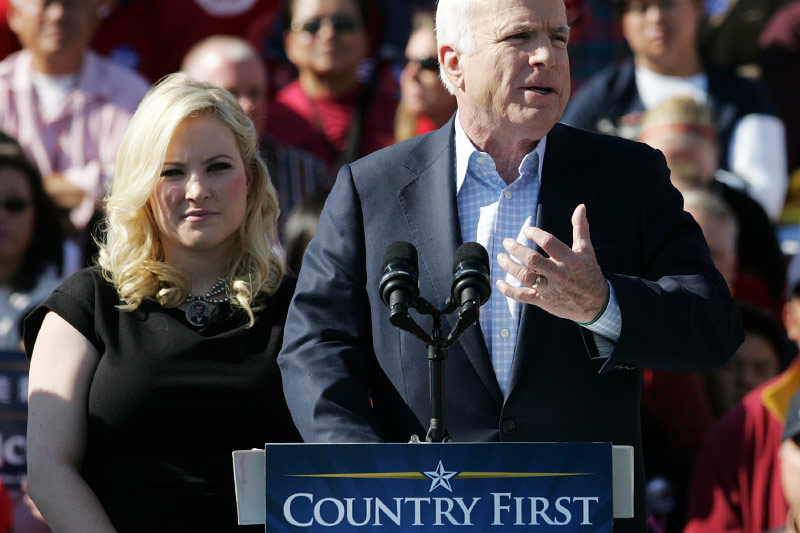 © AP/Haraz N. Ghanbari US-Senator John McCain und seine Tochter Meghan