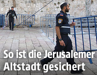 Polizisten in Jerusalem