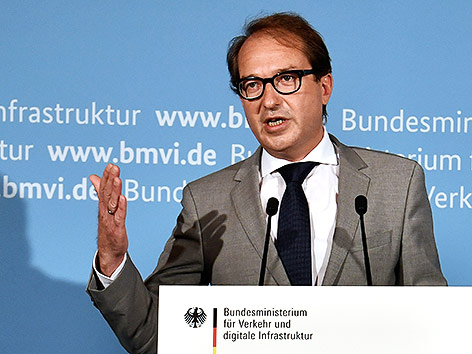 © APA/AFP/John Macdougall Verkehrsminister Alexander Dobrindt