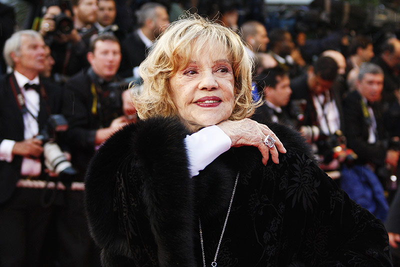 Die französische Schauspielerin Jeanne Moreau