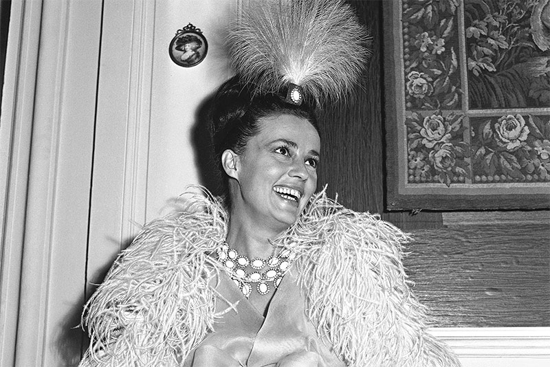 © AP Die französische Schauspielerin Jeanne Moreau im Jahr 1964
