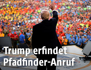 US-Präsident Donald Trump beim Pfadfindertreffen in West Virginia