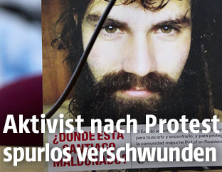 Foto des vermissten Aktivisten Santiago Maldonado