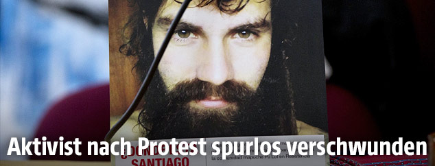 Foto des vermissten Aktivisten Santiago Maldonado
