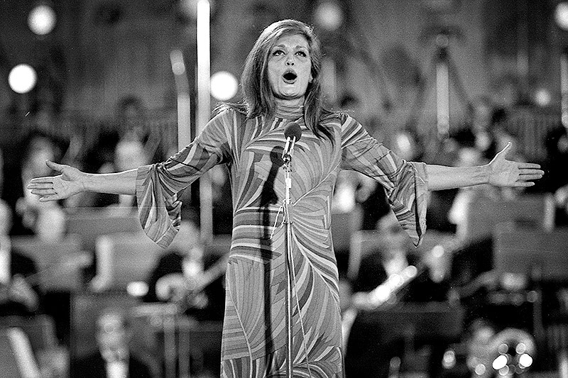 © AP Sängerin Dalida, 1969