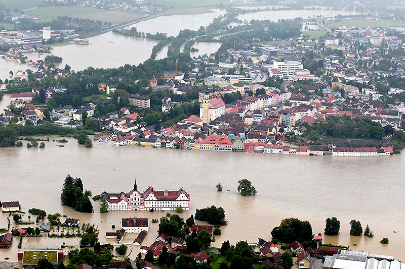 Hochwasser am 3. Juni 2013 in Schärding